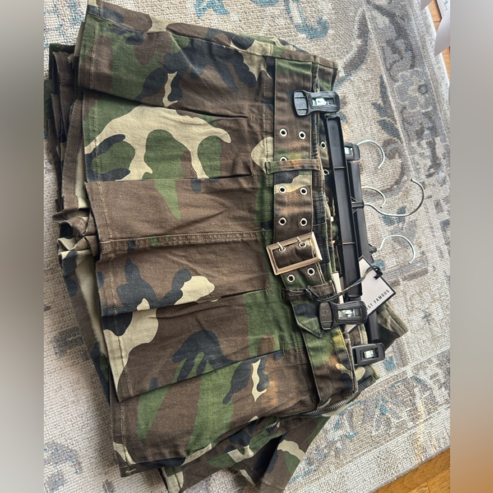 Almost Famous Camouflage Crossover Skort, Size Large & XL ,Color Multi Colored